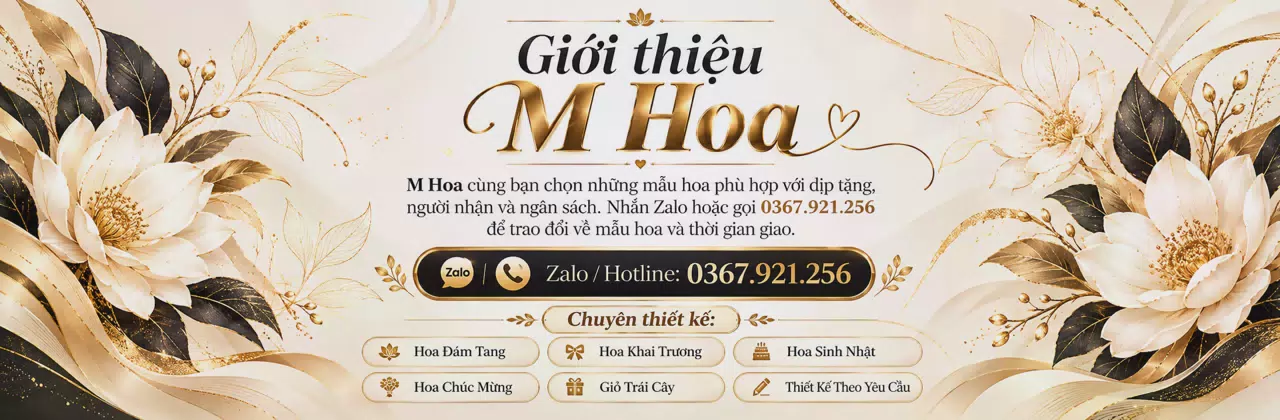Ảnh bìa Shop hoa tươi Phường Hoà Khánh Đà Nẵng - Chọn hoa theo câu chuyện của bạn